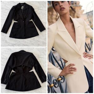 Express Black and Cream Blazers